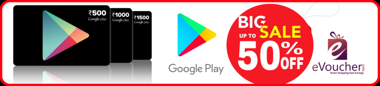 Google Play Gift Card (IN) – E-voucher